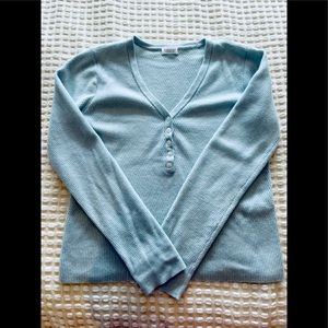 Club Monaco Cashmere Sweater - Baby Blue
